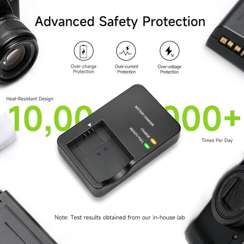 CB-2LH CB-2LHE Charger for NB-13L, Quick Wall Charger Compatible with Canon PowerShot G7 X Mark II, G7 X Mark III, G5 X Mark II, G9 X Mark II, SX740, SX730, SX720, SX620 HS, G1 X Mark III in Kuwait