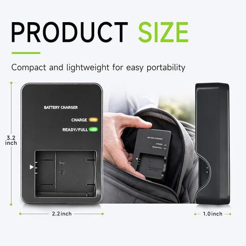 CB-2LH CB-2LHE Charger for NB-13L, Quick Wall Charger Compatible with Canon PowerShot G7 X Mark II, G7 X Mark III, G5 X Mark II, G9 X Mark II, SX740, SX730, SX720, SX620 HS, G1 X Mark III in Kuwait