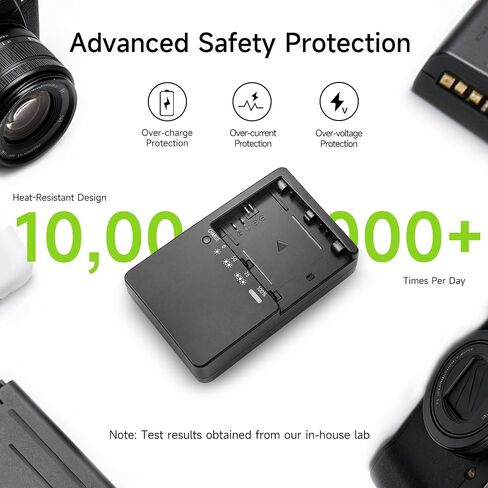 LP-E6 LP-E6N LC-E6 Charger Replacement for Canon EOS R5 R6 5D IV R7 | Replacement for LC-E6 LC-E6E, Compatible with Canon EOS R5 R6 Mark II R7 R5C, 5D Mark IV III 6D 90D 80D in Kuwait