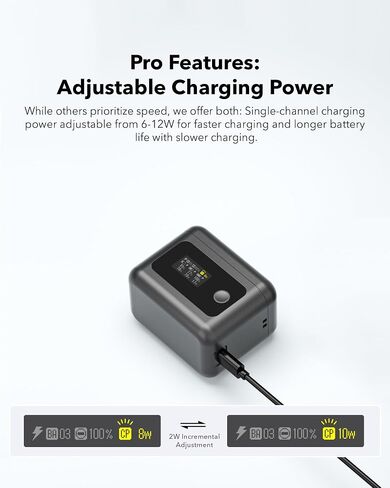 3-Pack Battery and Charger for GoPro Hero 13, 2100mAh Enduro Heo 13 Battery & 24W Triple Slot Smart PD Fast Charger Case Hub for Go Pro Hero 13 Accessories in Kuwait