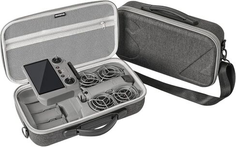 Carrying Case for DJI Neo 2 Fly More Combo Accessories | Portable Storage Bag for DJI Neo 2 Digital Transceiver / RC 2 Controller / 6 batteries / Battery Charger Hub in Kuwait