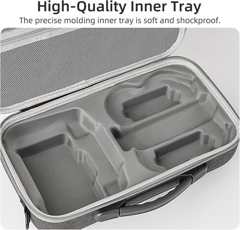 Carrying Case for DJI Neo 2 Fly More Combo Accessories | Portable Storage Bag for DJI Neo 2 Digital Transceiver / RC 2 Controller / 6 batteries / Battery Charger Hub in Kuwait