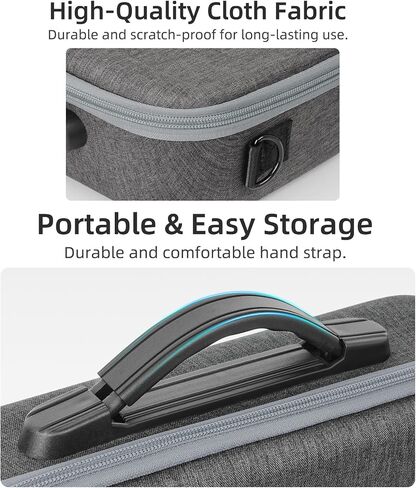 Carrying Case for DJI Neo 2 Fly More Combo Accessories | Portable Storage Bag for DJI Neo 2 Digital Transceiver / RC 2 Controller / 6 batteries / Battery Charger Hub in Kuwait