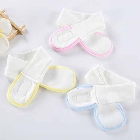 BESPORTBLE 3pcs Adjustable Cotton Diaper Fixing Tape Elastic Safety Belt for Boys and Soft Comfortable Reusable Strips in Blue Yellow Pink in Kuwait