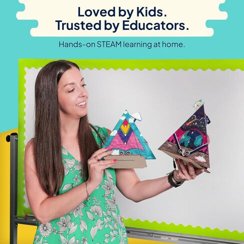 Art Electric: Build Interactive Art that Lights, Moves & Plays Music | STEAM/STEM Interactive Art Kit for Teens 12+ | Programmable LEDs, Motors, Sound & Coding | Educational Gift in Kuwait
