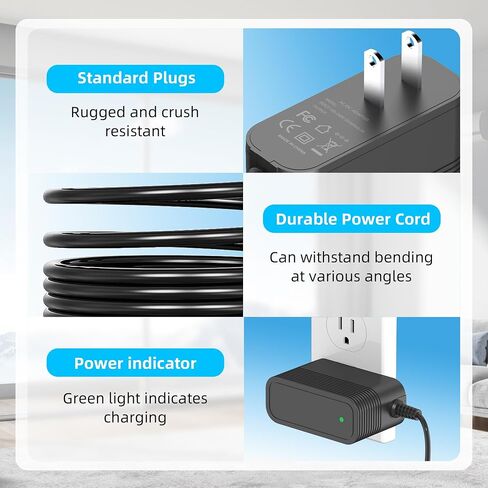 21V Charger for VARSK 12 Inch VAR180 Cordless Weed Wacker | Cordless Weed Wacker 20V Battery Power Cord Replacement in Kuwait