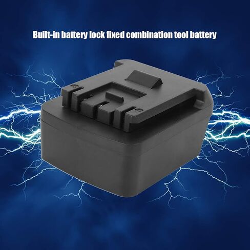 lyrlody 18V Lithium Ion Battery Adapter, ABS PC Power Tool Adapter with Charging for Cordless Power Tools, to Battery Adapter in Kuwait