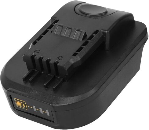 Power Tool Battery Adapter Converter Compatible 18V to 20V 4 Pin Tools, Secure Battery Conversion Adapter for Drills Saws 3D Printed Black 2 Pack in Kuwait