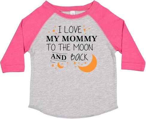 inktastic I Love My Mommy to the Moon and Back Toddler T-Shirt in Kuwait