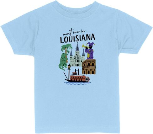 Meet Me in Louisiana Toddler Kids T-Shirt in Kuwait