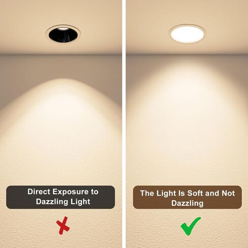 2pcs 18cm Ceiling Light Diffuser Cover Soft Plastic Lamp Shade Anti-glare LED Glare Shield Safe Nursery Bedroom Living Room in Kuwait