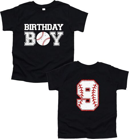 Olive Loves Apple Baseball Birthday Shirt for Boys 1st 2nd 3rd 4th 5th 6th 7th 8th 9th Birthday Outfit - Sports Number Tee in Kuwait