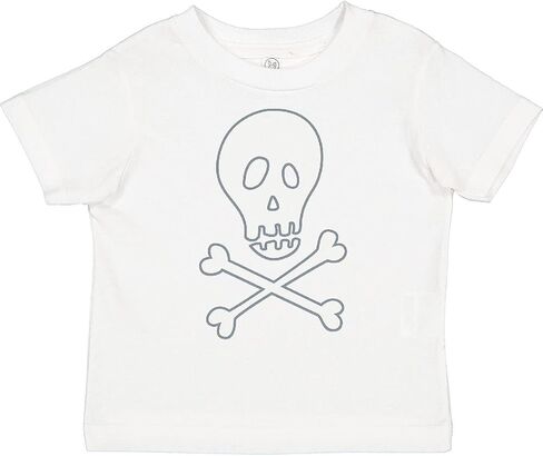 inktastic Skull and Crossbones Toddler T-Shirt in Kuwait