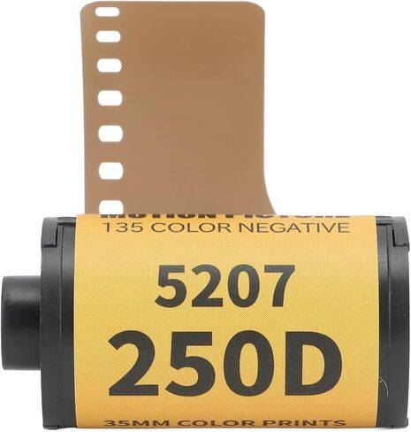 35mm Professional Color Print Film, 8 Sheets ECN-2 for 135 Cameras | HD Fine Grain, Wide Exposure Range, High Saturation Contrast Retro Tone, for Portrait & Motion Shooting in Kuwait