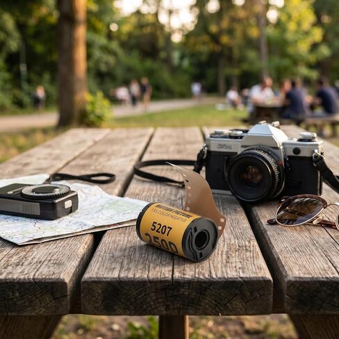 35mm Professional Color Print Film, 8 Sheets ECN-2 for 135 Cameras | HD Fine Grain, Wide Exposure Range, High Saturation Contrast Retro Tone, for Portrait & Motion Shooting in Kuwait