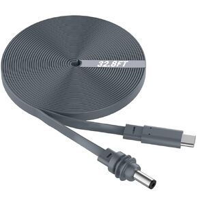 Starlink Mini USB C to DC Power Cable 32.8FT/10M,100W Flat USB Type-C to DC5521 Power Cord for Starlink Mini, Weather-Resistant Outdoor Cable, Works with 100W+ PD Power Bank and PD Charger in Kuwait