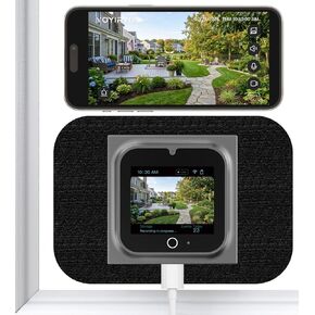 5MP Window Camera with 2" Screen, Motion-Wake Display, Person & Motion Detection, 2.4/5GHz WiFi Indoor & Outdoor Security Cameras, Color Night Vision, Anti-Glare, 24/7 Recording, No-Drilling in Kuwait