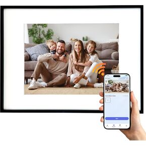 13.3 Inch Color E-Ink Digital Photo Frame, WiFi, Auto-Rotate, Wall Mountable, Share Photos via App, Large Screen Smart Frame for Home & Office in Kuwait