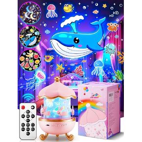 Sensory Toys for Kids with Autism, 15 Soothing Sounds+15 Films+ 315 Colors Night Light Projector, 360°+Easy Remote Control+Rechargeable Sensory lamp, Musical Sensory Toys for Sensory Room Must Haves in Saudi Arabia