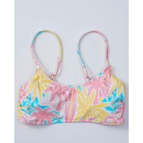 Pink Palm Puff Cleo Top in Sherbet Swirl in Kuwait