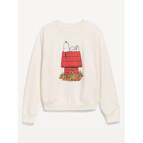 Old Navy Peanuts™ Oversized Raglan Sweatshirt - Sea Salt in Kuwait