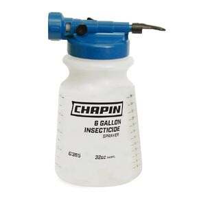 Chapin Made in USA G385, 32 Ounce, Insecticide Hose End Sprayer, Sprays 6 Gallons, Fan Spray Nozzle, Translucent White in Kuwait