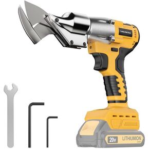 Cordless Sheet Cutter Compatible with DEWALT 20V Max Battery, Electric Metal Shears with 360° Pivoting Head, Max Torque 221 Ft-Lbs, Brushless Scissors for Stainless Steel, Metal, Iron (Tool Only) in Kuwait