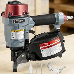CN70 Air Coil Nailer 15 Degree Siding Nailer | 1-3/4-Inch to 2-3/4-Inch, Fast Shooting, For Wooden Pallet Packing, Wood Fencing in Kuwait