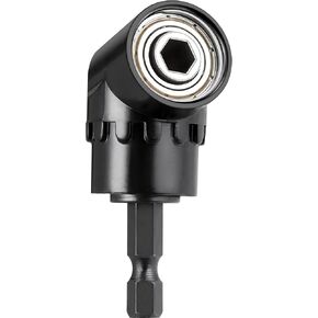 HOOOWOOO 105 Degree Right Steel Angle Driver Angle Extension Power Screwdriver drill with 1/4 Drive Hex Bit Quick Magnetic Drill Bit Angled bit Power Drill Tool,Multifunction Right Angle Drill in Saudi Arabia