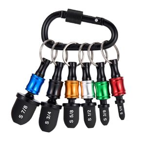 WADEO Swaging Tool HVAC Repairing Set with Bit Holder, Portable Copper Swage Tools HVAC Kit with Keychain, Air Conditioner Copper Tube Pipe Expander Drill Bit 1/4'' 3/8'' 1/2'' 5/8'' 3/4'' 7/8'' Black in Kuwait