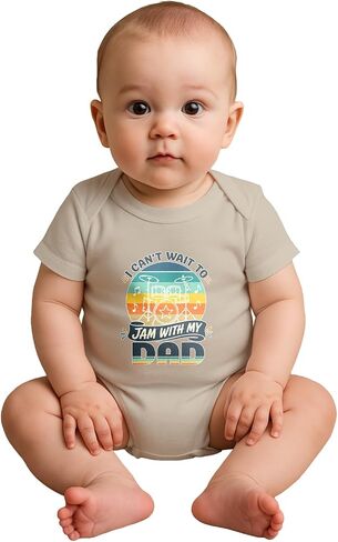 Assorted Baby Onesies For Dads - Newborn Dad Daddy Gifts Assorted Colors in Kuwait