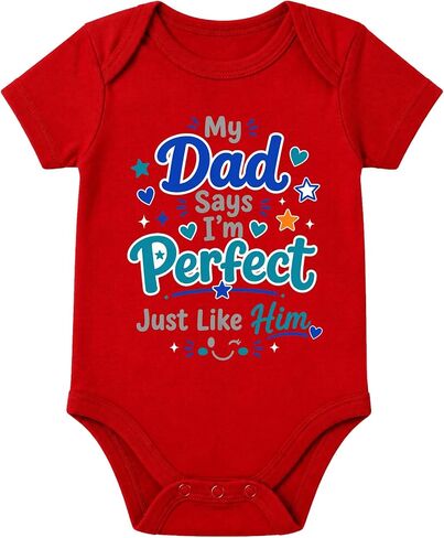Assorted Baby Onesies For Dads - Newborn Dad Daddy Gifts Assorted Colors in Kuwait