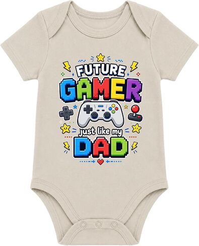 Assorted Baby Onesies For Dads - Newborn Dad Daddy Gifts Assorted Colors in Kuwait