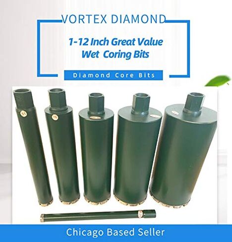 VORTEX DIAMOND VCB 4 Inch Wet Concrete Diamond Core Drill Bit for Concrete Stone Granite Marble (4") in Kuwait