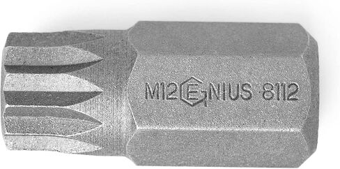 Genius Tools 12mm Hex Shank, M12 Triple Square Bit 30mmL - 8112 in Kuwait