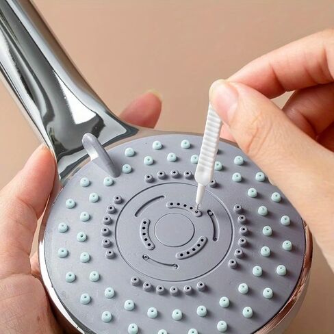 10-piece Multi-Functional Mini Cleaning Brush – Shower Head Cleaning Brush, mini Crevice Cleaner; Suitable for bathrooms, Kitchens, USB Ports, Keyboards, Small Holes, and Hard-to-Reach Areas. in Kuwait