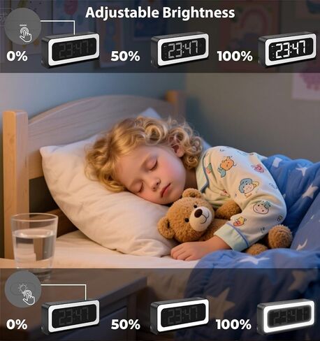 Gyliziex 2K Smart Clock Camera, 5G & 2.4G WiFi Security Camera for Home with Alarm, Full Color Mode, Motion Alert, Local Storage in Kuwait