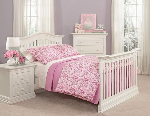 Baby Cache Montana 4 in 1 Convertible Baby Crib in Glazed White in Kuwait