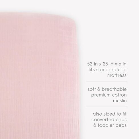 Little Unicorn Toddler Bedding 3-Piece Set | Super Soft & Breathable Muslin Fabric | for Convertible Cribs & Toddler Beds (Butterflies 2) in Kuwait