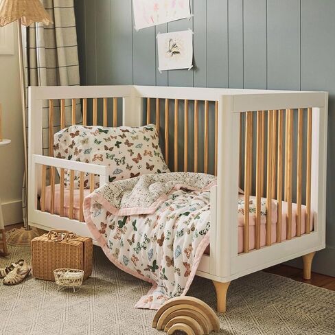Little Unicorn Toddler Bedding 3-Piece Set | Super Soft & Breathable Muslin Fabric | for Convertible Cribs & Toddler Beds (Butterflies 2) in Kuwait