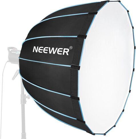 NEEWER Hexadecagon Softbox 36 inches/90 centimeters with Black Rim and Bowens Mount, Portable Softbox Diffuser Compatible for NEEWER CB60 CB100 CB150 CB60 RGB and Other Bowens Mount Lights in Kuwait