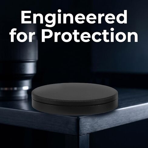 CALLARON 1 Pair Camera Lens Filter Cover Protective Cap for 43mm Lens Filters, Portable Aluminum Alloy Material with Cover, for Travel and Camera Bag Storage in Kuwait