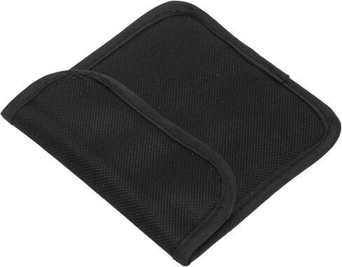 Diyeeni Nylon Lens Filter Carry Case, AntiShock Storage Bag for Filters Up to 82mm, Compact Black Pouch with Foam Interior for Camera Accessories in Kuwait
