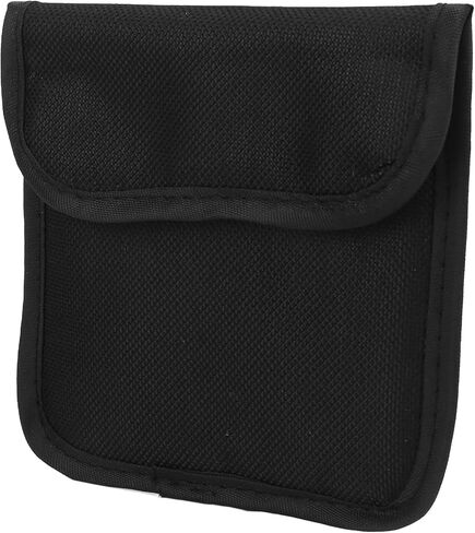 Diyeeni Nylon Lens Filter Carry Case, AntiShock Storage Bag for Filters Up to 82mm, Compact Black Pouch with Foam Interior for Camera Accessories in Kuwait