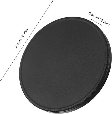 Portable Aluminum Alloy Lens Filter Case with Cover Wear-resistant Camera Filter Storage for Lens for Travel and Camera Bag Use in Kuwait