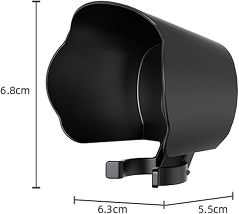 Action Camera Lens Protective Cover Hood, Sun Hood Cover Shell for DJI OSMO Pocket 3 in Kuwait