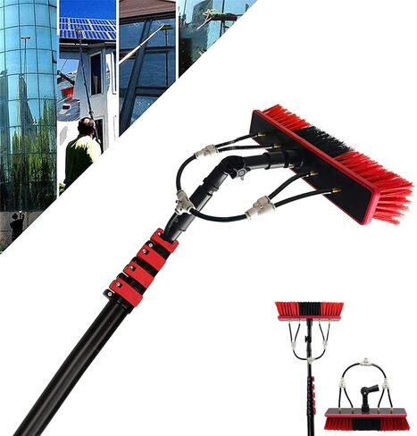 Professal Window Cleaning Tool with 30FT Pole, Bendable Head for Home, Car & Solar Panel Cleaning - Efficient s Washer Equint in Kuwait