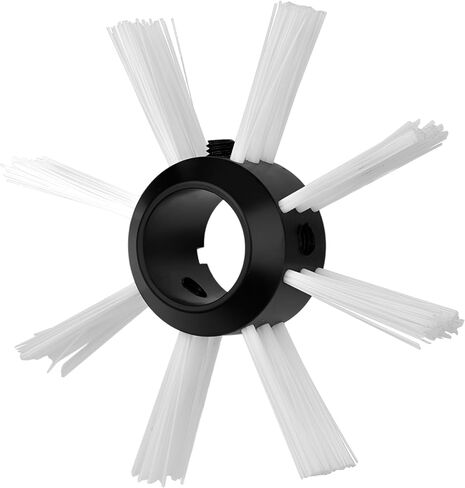17mm Borescope Camera Cleaning Brush, Compatible with 50-100 mm (2.0-4.0 in) Drain Duct Inspection, Flexible Plastic Steel Borescope Camera Brush, 8 Bristle Centering Guide in Kuwait