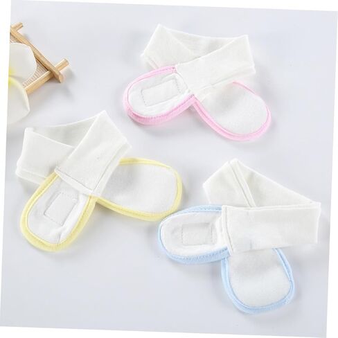 VANZACK 3pcs Adjustable Cotton Diaper Fasteners Elastic Reusable Diaper Fixing Tape for Boys and Blue Yellow Pink Soft Comfortable Belts in Kuwait