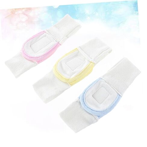 VANZACK 3pcs Adjustable Cotton Diaper Fasteners Elastic Reusable Diaper Fixing Tape for Boys and Blue Yellow Pink Soft Comfortable Belts in Kuwait
